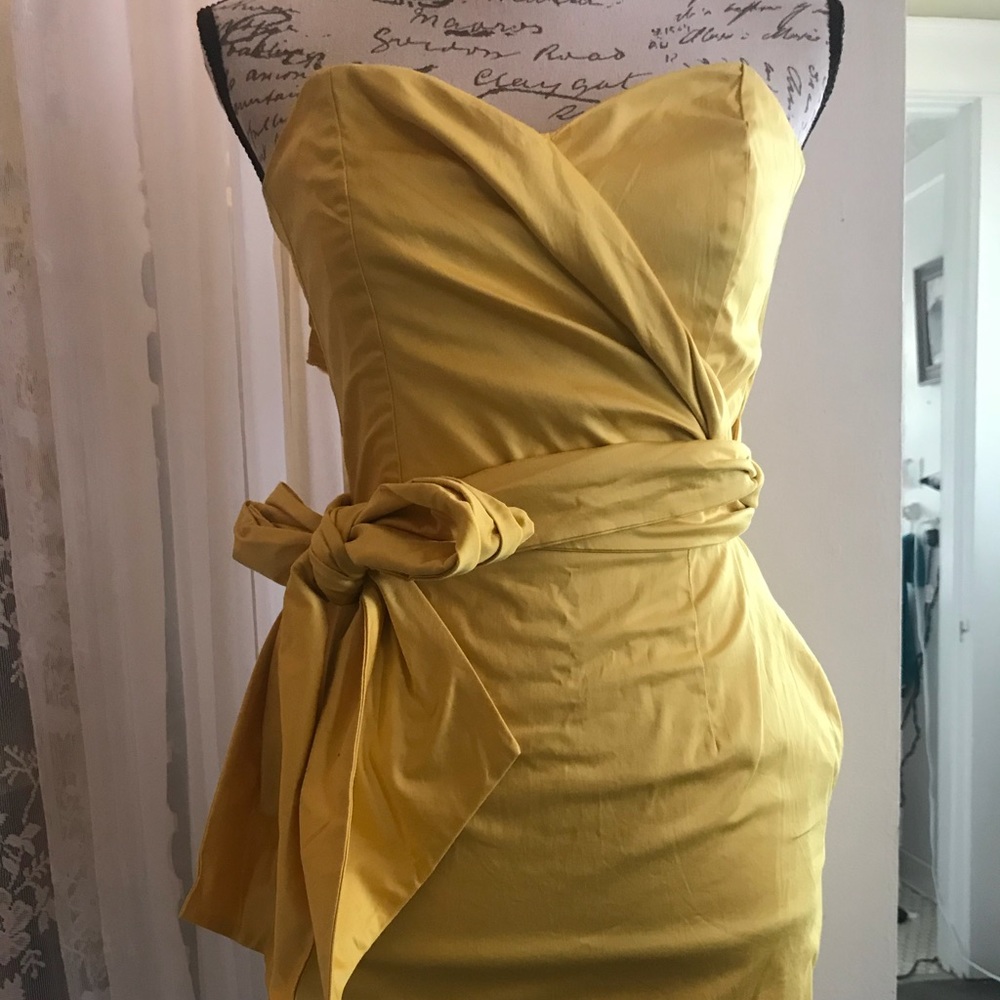 French Connection strapless dress